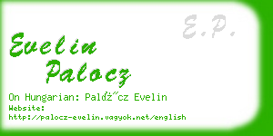 evelin palocz business card